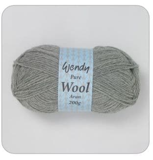 0 Wendy Pure Wool Aran 5 X 200 GRAM