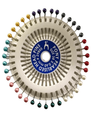 0A00012C Colour Headed Pin wheel - Assorted - 40pcs x 10