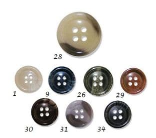 0G2320 Variegated Jacket Button -