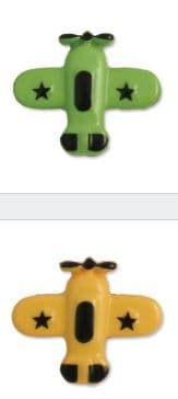 0G4289 Airplane Button - 28 lignes/18mm - Choice of Colours