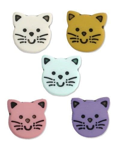 0G4290 - Kitten Button - 22 lignes/14mm - Choice of Colour