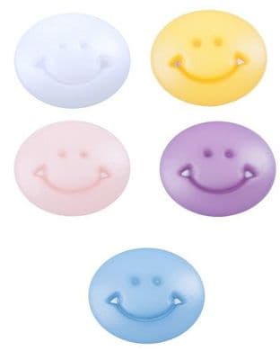 0G436820 Smiley Face Button - 20 lignes/12mm - Choice of Colours