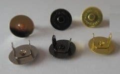 0MAGNETICCLASP14 Magnetic Bag Clasp: 200pcs - 14mm - Choice of Colour