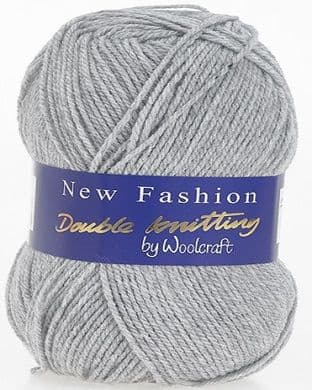 1000 SILVER GREY Newfashion 100 gram double knitting