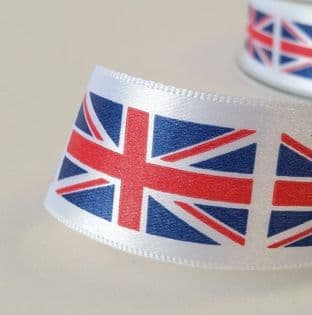 11523 25mm Union Flag Ribbon - 20m