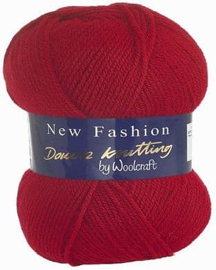 132 CARDINAL RED Newfashion 100 gram double knitting