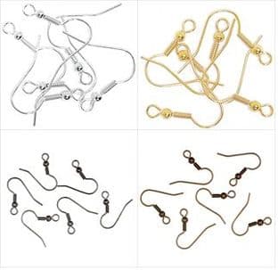 256\ Long Ball Ear Wire: 5 Packs of 6 - Full Colour Range