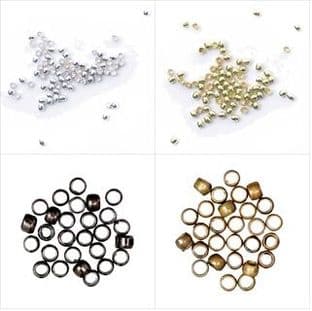 268\ Crimp Beads: 2mm: 5 Packs of 30 - Full Colour Range