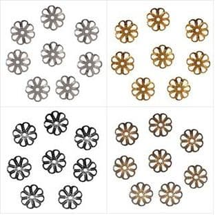 282\ Filigree Caps: Large: 5 Packs of 8 - Full Colour Range