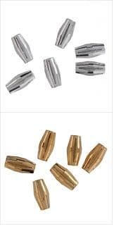 301\ Brass Rice Spacers: 5 Packs of 6 - Full Colour Range