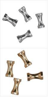 303\ Brass Diablo Spacers: 5 Packs of 6 - Full Colour Range