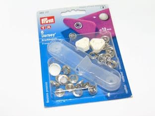 390117: Pearl - Solid Top, 12mm - 6 Sets