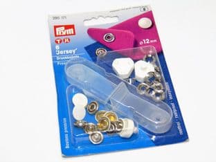 390171: White - Solid Top, 12mm - 6 Sets