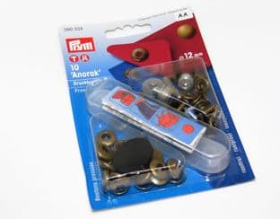 390334: Antique Brass - 12mm - 10 Sets