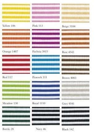 43152 16mm Stripes Ribbon - 25m