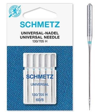 702797 Sewing Machine Needles: Universal: 60(8): 5 Pieces