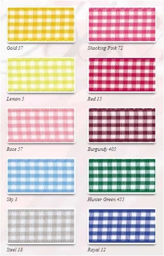 7391 5mm Gingham Ribbon - 20m
