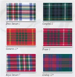 7622 25mm Tartan Ribbon - 25m