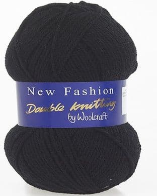 940 BLACK Newfashion 100 gram double knitting