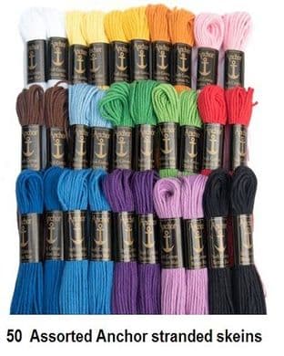 ANCHOR EMBROIDERY SKEINS 50