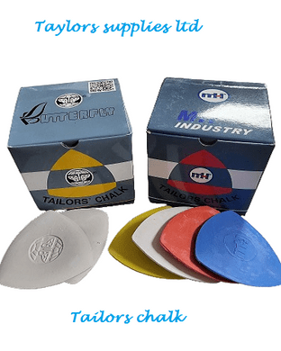 B00616 Tailors Dressmaking Chalk Triangles - 10pcs - Choice of Colour