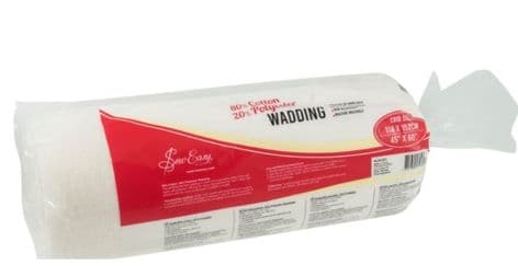 Batting Wadding: 80% Cotton and 20% Polyester NLW.201