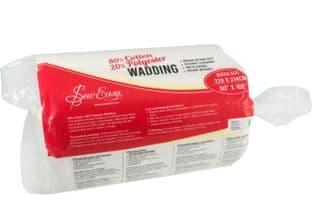 Batting Wadding: 80% Cotton and 20% Polyester NLW.204