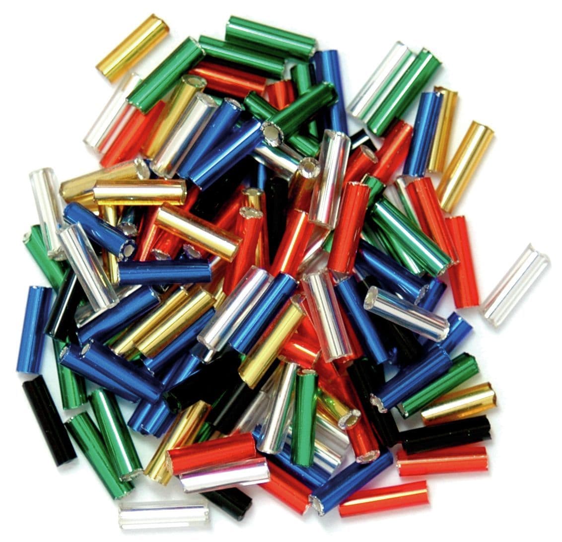 Bugle Beads Full Colour Range Choice of Pack Size