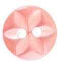 Buttons: Star: Polyester: 18's: Pink