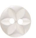 Buttons: Star: Polyester: 22's: Cream