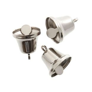 CB032S Bells: Liberty: 14mm: Silver: 5 Pack