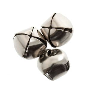 CB038S Bells: Jingle: 15mm: Silver: 4 Pack
