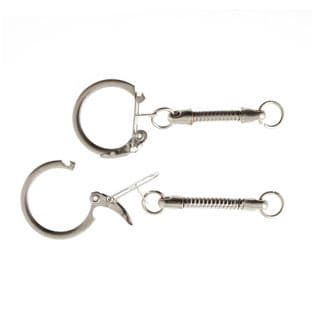 CB053 Key Rings: Chrome: 5 Packs of 2