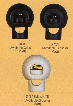 CE20 Plastic Ball Spring Toggle: Gloss - Choice of Colour