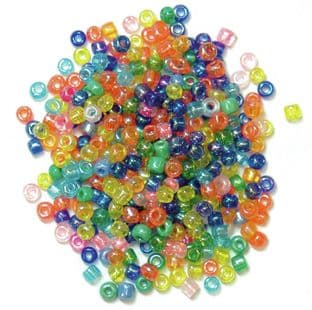 CF01\20 Seed Beads: 2mm: 5 Packs of 15g - Full Colour Range