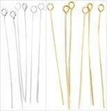 CF01\604 Eye Pins: Plated: 5 Packs of 12 - Full Colour Range