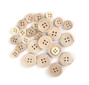 CF154 Buttons: Assorted: Pack of 30