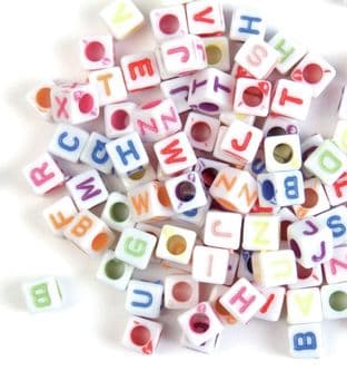 CF156 Beads: Alphabet: Assorted