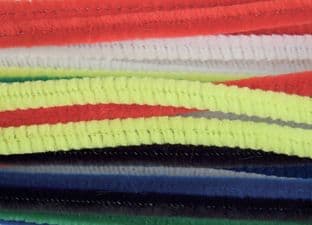 Chenilles 30cm x 12mm: 15 pcs - Full Colour Range