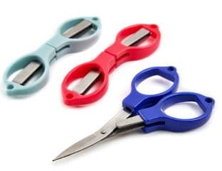 Compact Folding Scissors: 3 Colours: