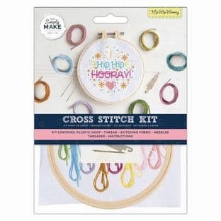 DSM 106170 Cross Stitch Kit - Hip Hip Hooray