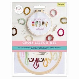 DSM 106175 Cross Stitch Kit - Ice Cream
