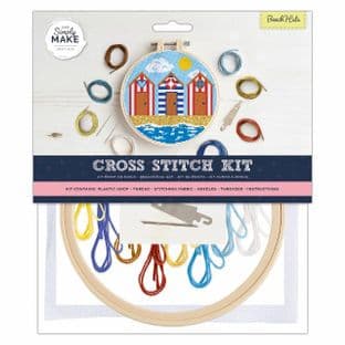 DSM 106183 Cross Stitch Kit - Beach Huts