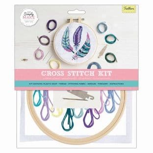 DSM 106184 Cross Stitch Kit - Feathers