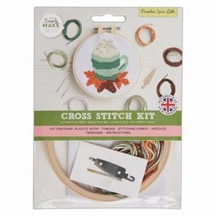 DSM 106215 Cross Stitch Kit - Pumpkin Spice Latte
