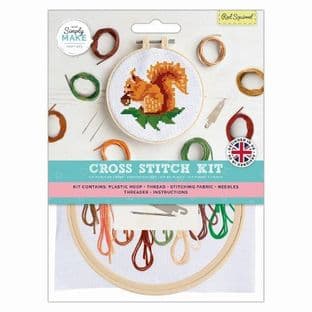 DSM 106227 Cross Stitch Kit - Red Squirrel