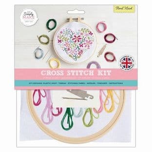 DSM 106232 Cross Stitch Kit - Floral Heart