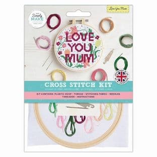 DSM 106237 Cross Stitch Kit - Love You Mum