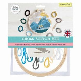 DSM 106274 Cross Stitch Kit - Mountain Bike