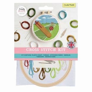 DSM 106277 Cross Stitch Kit - Cricket Match